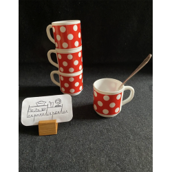 Ensemble de 4 tasses à café...