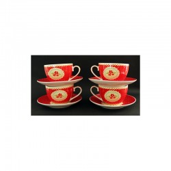 4 TASSES DOTCOMGIFTSHOP - NEUF