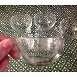 6 TASSES TRANSPARENTES...