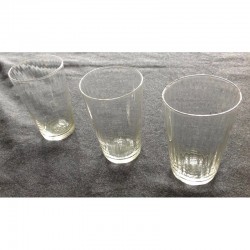 LOT 3 VERRES A EAU ANCIENS