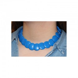 COLLIER VINTAGE BLEU