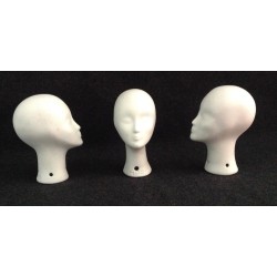 Lot 3 têtes porcelaine "MPR"