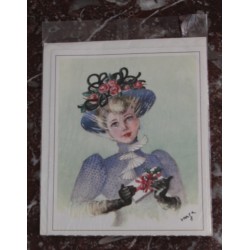 Lot 4 cartes "Marie bonheur"