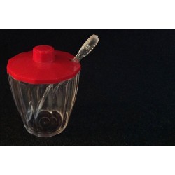 Pot à moutarde - Rouge