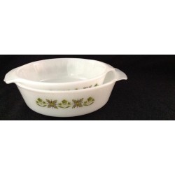 Lot 2 plats ronds Fire-King...