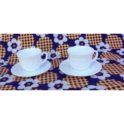 Duo tasses café Arcopal - 1980
