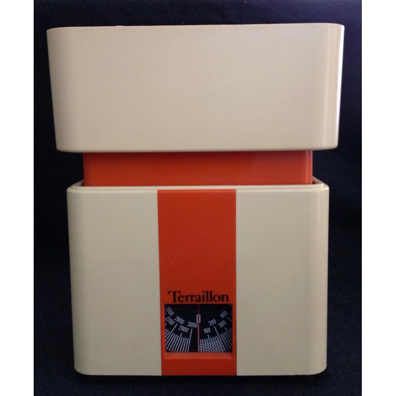 Balance Mécanique Vintage Terraillon 4000 - Orange, Fonctionnelle, Plastique