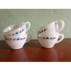 Lot 4 tasses café Arcopal -...