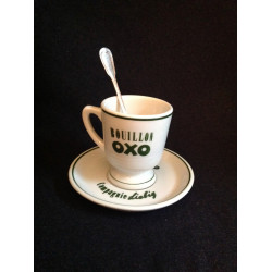 Tasse & coupelle porcelaine...