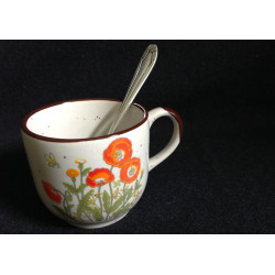 Mug en grès "Pavots" - 1980