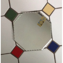 Miroir biseauté hexagonal...