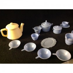 Dinette Ancienne Porcelac 12 Pièces – Faïence Fleurie Années 50/60, Bel état