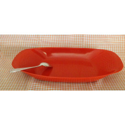 Plateau Rouge Orange "Plaston"