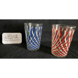 Lot 2 verres "FIFTIES"