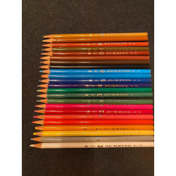 Lot de 23 crayons de...