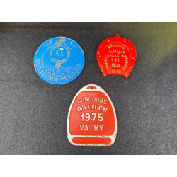 Lot de 3 plaques de...